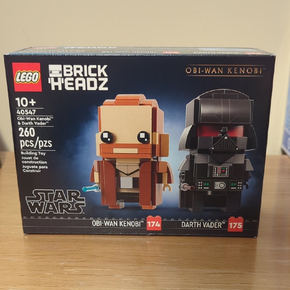 LEGO BrickHeadz Star Wars Obi-Wan & Darth Vader Brand New